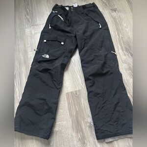 The North Face HyVent Pants Womens M Lined Ski Snow Adjustable Waist Vent Black